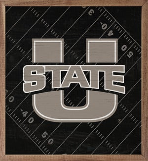 Black Football Field Utah State University